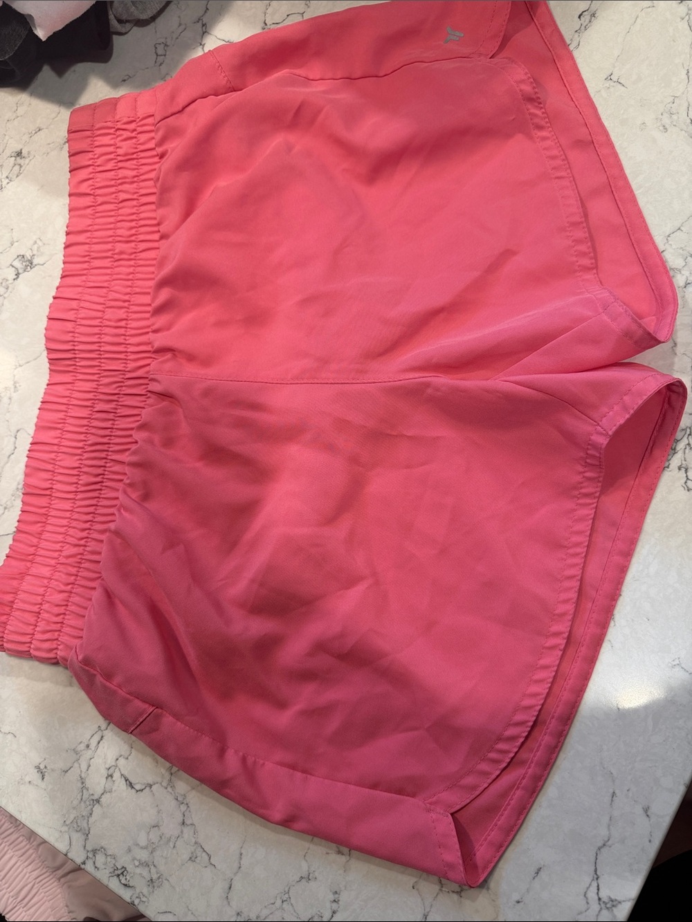 Old Navy Pink Elastic-Waist Athletic Shorts